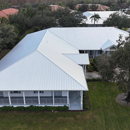 10175 6 Mile Cypress Parkway, Fort Myers 33966 Commercial Installation Standing Seam 26 Gauge Steel Mill